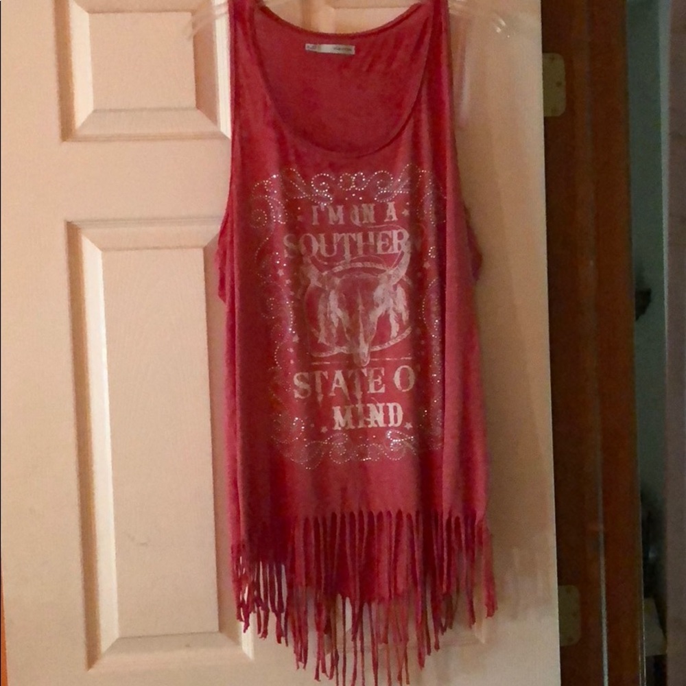 “Southern state of mind” tank top